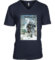 Marvel Old Man Hawkeye Comic Cover Men's V-Neck Men's V-Neck - skytshirtshop