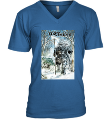 Marvel Old Man Hawkeye Comic Cover Men's V-Neck Men's V-Neck - skytshirtshop