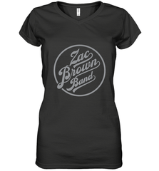 Zac Brown Band  Original ZBB Logo Women's V-Neck T-Shirt Women's V-Neck T-Shirt - skytshirtshop