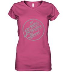 Zac Brown Band  Original ZBB Logo Women's V-Neck T-Shirt Women's V-Neck T-Shirt - skytshirtshop