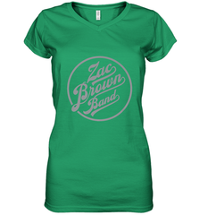Zac Brown Band  Original ZBB Logo Women's V-Neck T-Shirt Women's V-Neck T-Shirt - skytshirtshop