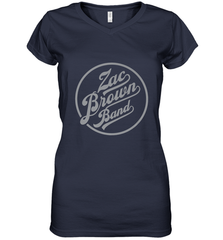 Zac Brown Band  Original ZBB Logo Women's V-Neck T-Shirt Women's V-Neck T-Shirt - skytshirtshop