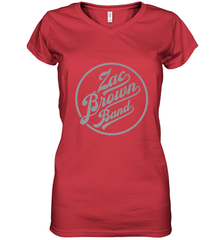 Zac Brown Band  Original ZBB Logo Women's V-Neck T-Shirt Women's V-Neck T-Shirt - skytshirtshop