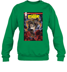 Marvel Luke Cage Power Man In Shining Armor Crewneck Sweatshirt Crewneck Sweatshirt - skytshirtshop