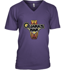Star Trek DS9 Quark's Bar Vintage Logo Men's V-Neck Men's V-Neck - skytshirtshop