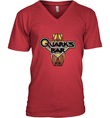Star Trek DS9 Quark's Bar Vintage Logo Men's V-Neck Men's V-Neck - skytshirtshop