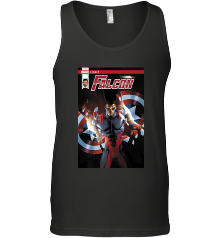Marvel Falcon Take Flight Comic Cover Premium T Shirt Men's Tank Top Men's Tank Top / Black / XS Men's Tank Top - skytshirtshop