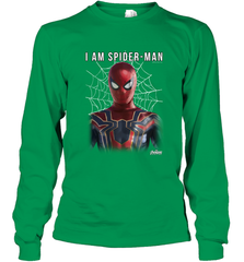 Marvel Infinity War I Am Spider Man Web Graphic Long Sleeve T-Shirt Long Sleeve T-Shirt - skytshirtshop
