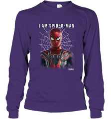 Marvel Infinity War I Am Spider Man Web Graphic Long Sleeve T-Shirt Long Sleeve T-Shirt - skytshirtshop