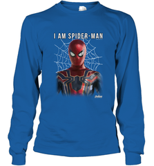 Marvel Infinity War I Am Spider Man Web Graphic Long Sleeve T-Shirt Long Sleeve T-Shirt - skytshirtshop