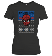 Marvel Spider Man Mask Christmas Sweater Women's T-Shirt Women's T-Shirt - skytshirtshop