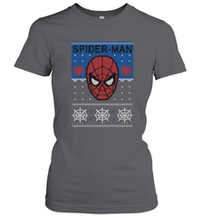Marvel Spider Man Mask Christmas Sweater Women's T-Shirt Women's T-Shirt - skytshirtshop