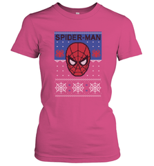 Marvel Spider Man Mask Christmas Sweater Women's T-Shirt Women's T-Shirt - skytshirtshop