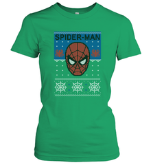 Marvel Spider Man Mask Christmas Sweater Women's T-Shirt Women's T-Shirt - skytshirtshop