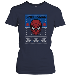 Marvel Spider Man Mask Christmas Sweater Women's T-Shirt