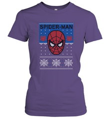 Marvel Spider Man Mask Christmas Sweater Women's T-Shirt Women's T-Shirt - skytshirtshop