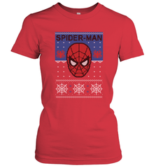 Marvel Spider Man Mask Christmas Sweater Women's T-Shirt Women's T-Shirt - skytshirtshop