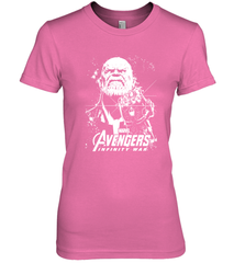 Marvel Infinity War Thanos Unicolor Stamp Women's Premium T-Shirt Women's Premium T-Shirt - skytshirtshop