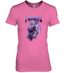 Marvel Infinity War Thanos Purple Distressed Women's Premium T-Shirt Women's Premium T-Shirt - skytshirtshop