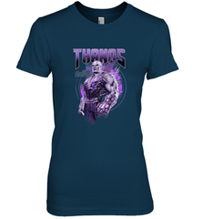 Marvel Infinity War Thanos Purple Distressed Women's Premium T-Shirt Women's Premium T-Shirt - skytshirtshop