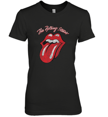 Mens The Rolling Stones Script Tongue Logo Women's Premium T-Shirt Women's Premium T-Shirt - skytshirtshop