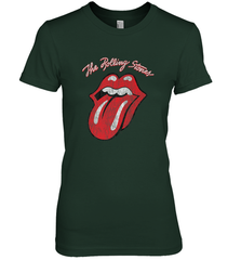 Mens The Rolling Stones Script Tongue Logo Women's Premium T-Shirt Women's Premium T-Shirt - skytshirtshop