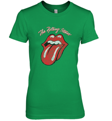 Mens The Rolling Stones Script Tongue Logo Women's Premium T-Shirt Women's Premium T-Shirt - skytshirtshop