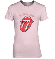 Mens The Rolling Stones Script Tongue Logo Women's Premium T-Shirt Women's Premium T-Shirt - skytshirtshop