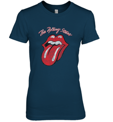 Mens The Rolling Stones Script Tongue Logo Women's Premium T-Shirt Women's Premium T-Shirt - skytshirtshop