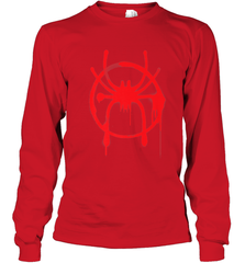Marvel Spider Man Into the Spider Verse Red Long Sleeve T-Shirt Long Sleeve T-Shirt - skytshirtshop