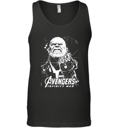 Marvel Infinity War Thanos Unicolor Stamp Men's Tank Top