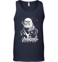 Marvel Infinity War Thanos Unicolor Stamp Men's Tank Top Men's Tank Top - skytshirtshop