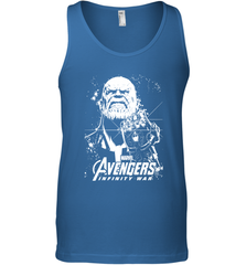 Marvel Infinity War Thanos Unicolor Stamp Men's Tank Top Men's Tank Top - skytshirtshop