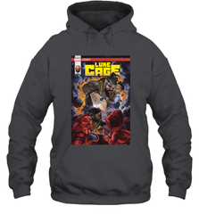 Marvel Luke Cage Power Man In Shining Armor Hooded Sweatshirt Hooded Sweatshirt - skytshirtshop