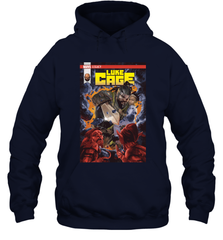 Marvel Luke Cage Power Man In Shining Armor Hooded Sweatshirt Hooded Sweatshirt - skytshirtshop