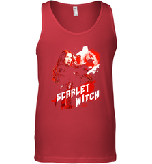Marvel Infinity War Scarlet Witch Red Splat Men's Tank Top Men's Tank Top - skytshirtshop