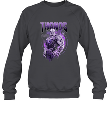 Marvel Infinity War Thanos Purple Distressed Crewneck Sweatshirt Crewneck Sweatshirt - skytshirtshop