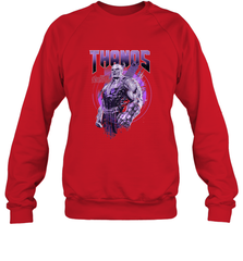 Marvel Infinity War Thanos Purple Distressed Crewneck Sweatshirt Crewneck Sweatshirt - skytshirtshop