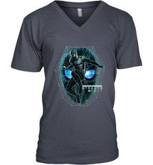 Marvel Spider Man Far From Home Stealth Suit Tech Portrait Men's V-Neck Men's V-Neck - skytshirtshop