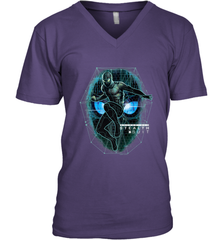 Marvel Spider Man Far From Home Stealth Suit Tech Portrait Men's V-Neck Men's V-Neck - skytshirtshop