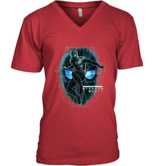 Marvel Spider Man Far From Home Stealth Suit Tech Portrait Men's V-Neck Men's V-Neck - skytshirtshop