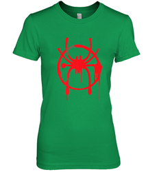 Marvel Spider Man Into the Spider Verse Red Women's Premium T-Shirt