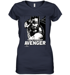 Marvel Thor Ragnarok The Strongest Avenger Women's V-Neck T-Shirt Women's V-Neck T-Shirt - skytshirtshop