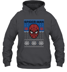 Marvel Spider Man Mask Christmas Sweater Hooded Sweatshirt Hooded Sweatshirt - skytshirtshop