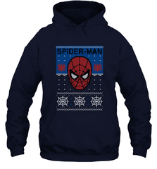 Marvel Spider Man Mask Christmas Sweater Hooded Sweatshirt Hooded Sweatshirt - skytshirtshop