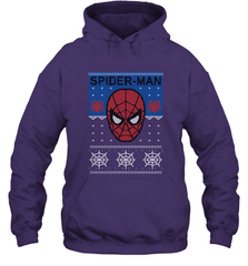 Marvel Spider Man Mask Christmas Sweater Hooded Sweatshirt Hooded Sweatshirt - skytshirtshop