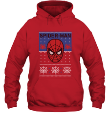 Marvel Spider Man Mask Christmas Sweater Hooded Sweatshirt Hooded Sweatshirt - skytshirtshop