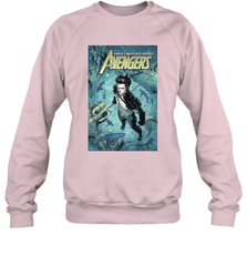 Marvel Namor Avengers Comic Cover Crewneck Sweatshirt Crewneck Sweatshirt - skytshirtshop