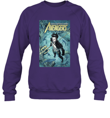 Marvel Namor Avengers Comic Cover Crewneck Sweatshirt Crewneck Sweatshirt - skytshirtshop
