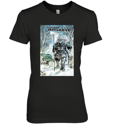 Marvel Old Man Hawkeye Comic Cover Women's Premium T-Shirt